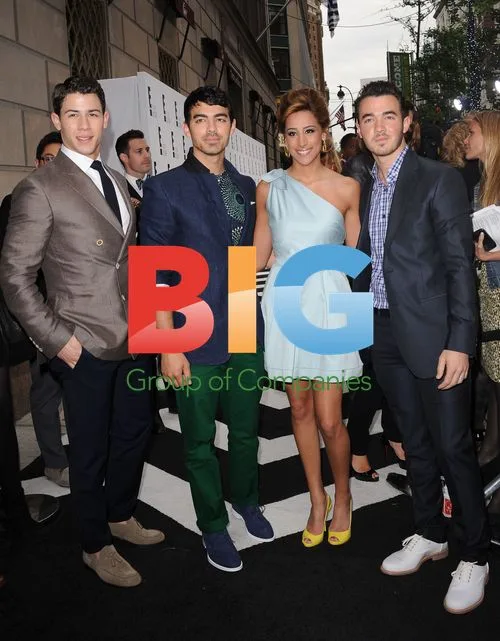 Jonas Brothers Arrive at 2012 E! Upfront