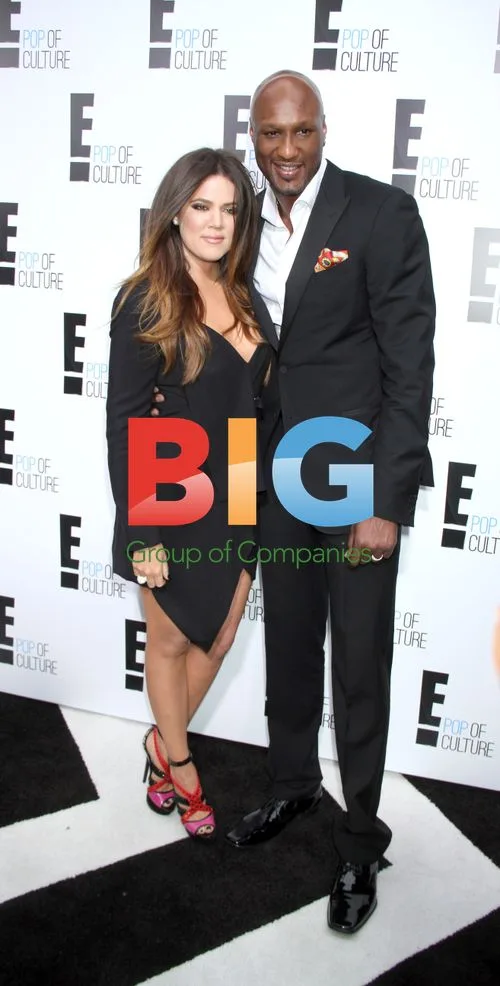 Khloe Kardashian Odom, Lamar Odom at E!'s 2012 Upfront