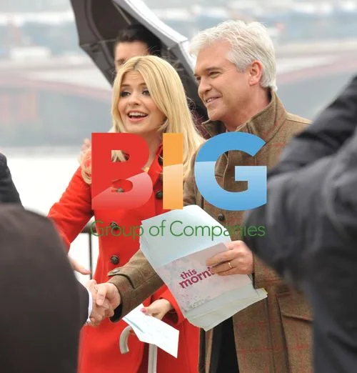 Holly Willoughby and Phillip Schofield at ITV Studios
