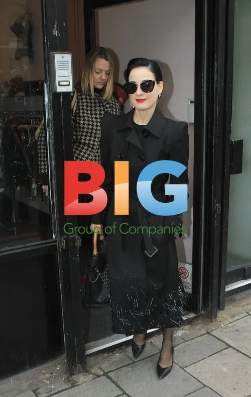 Dita Von Teese Visits Atsuko Kudo Latex Design