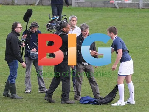 Owen Farrell Filming Rugby Advert