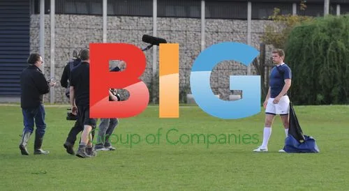 Owen Farrell Filming Rugby Advert