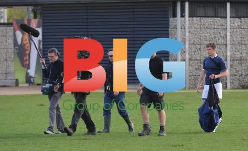 Owen Farrell Filming Rugby Advert
