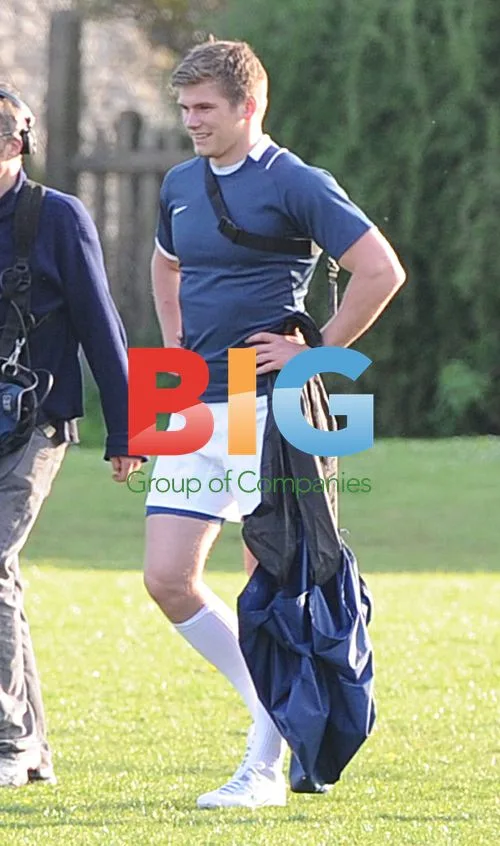 Owen Farrell Filming Rugby Advert