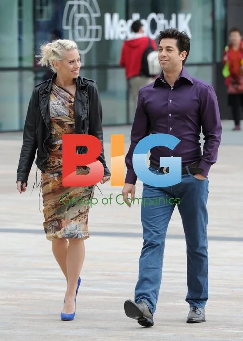 Kimberley Wyatt and Adam Garcia at BBC Breakfast
