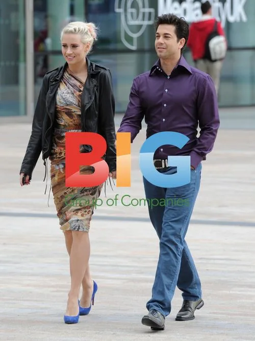 Kimberly Wyatt and Adam Garcia Promoting 'Revolution' Dance Show