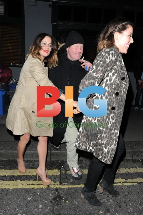 Caroline Flack on night out in London