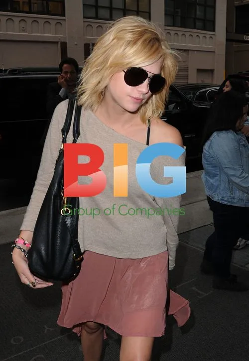 Ashley Benson Arriving at Soho Hotel