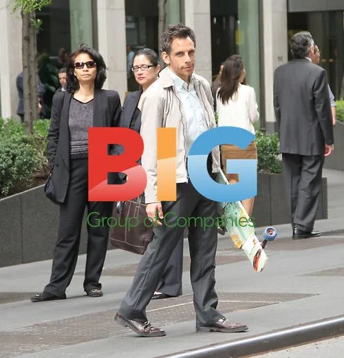Ben Stiller Filming "The Secret Life of Walter Mitty"