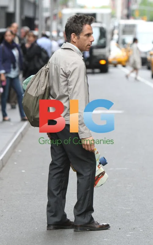Ben Stiller on Set of 'The Secret Life of Walter Mitty'