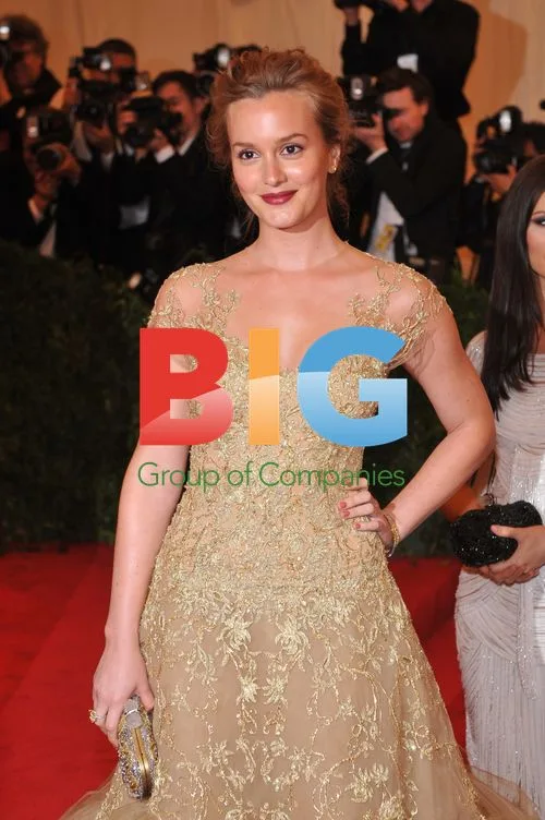 Leighton Meester at Costume Institute Gala
