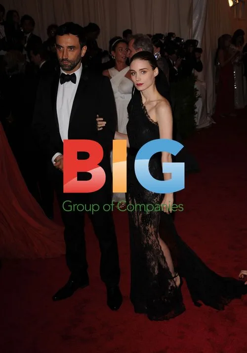Riccardo Tisci and Rooney Mara at 'Schiaparelli and Prada' Gala