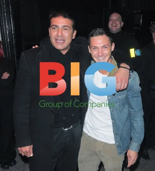 Tamer Hassan And Kirk Norcross Out In Brentwood