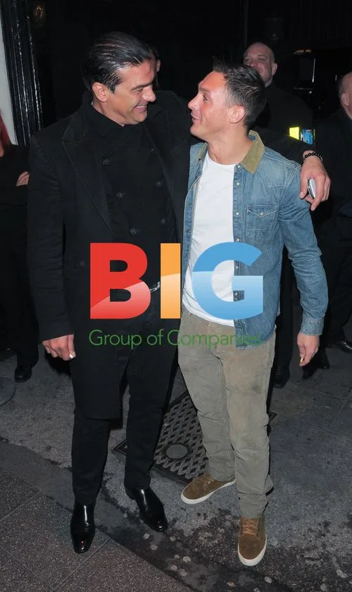 Tamer Hassan And Kirk Norcross Night Out