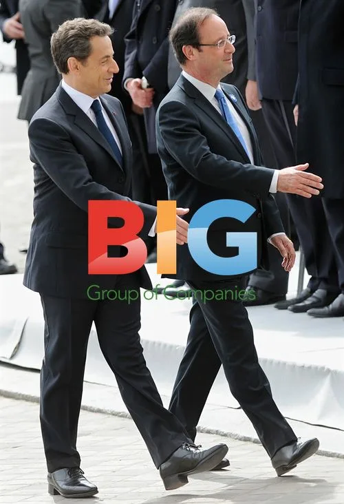 French Presidents at WWII Ceremony