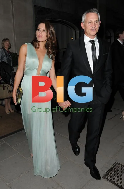Gary and Danielle Lineker Leaving Claridge's