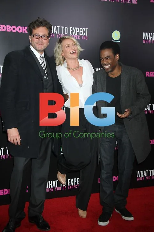 Cameron Diaz and Chris Rock at "What to Expect" Premiere