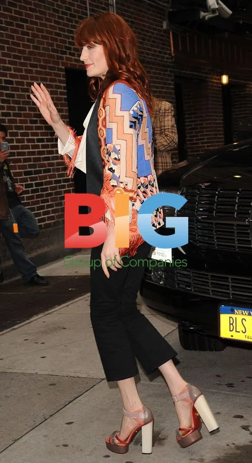 Florence Welch on Late Show with David Letterman