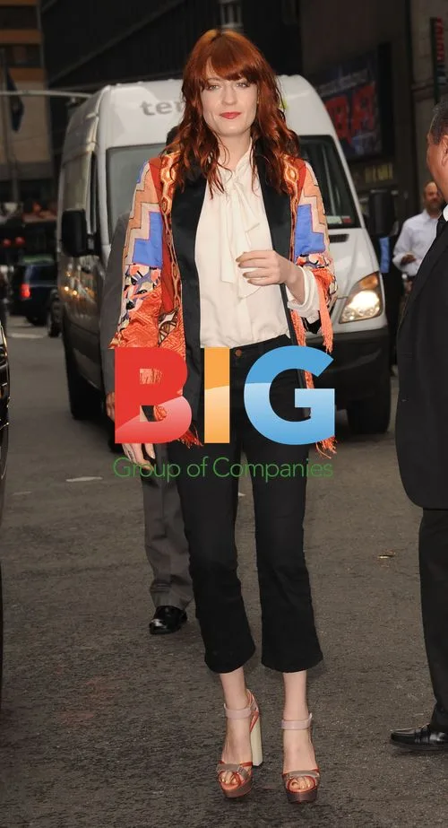 Florence Welch on Late Show with Letterman