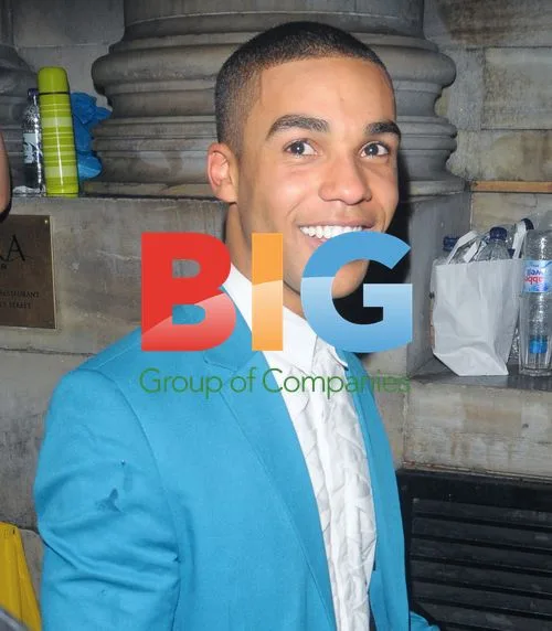 Lucien Laviscount with Mystery Blond in London