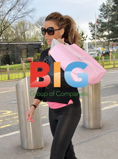 Katie Price and Leandro Penna Filming in Glasgow