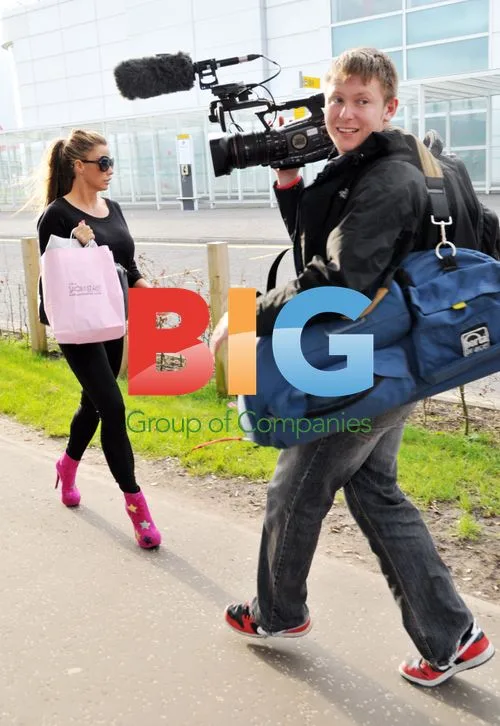 Katie Price and Leandro Penna Filming in Glasgow