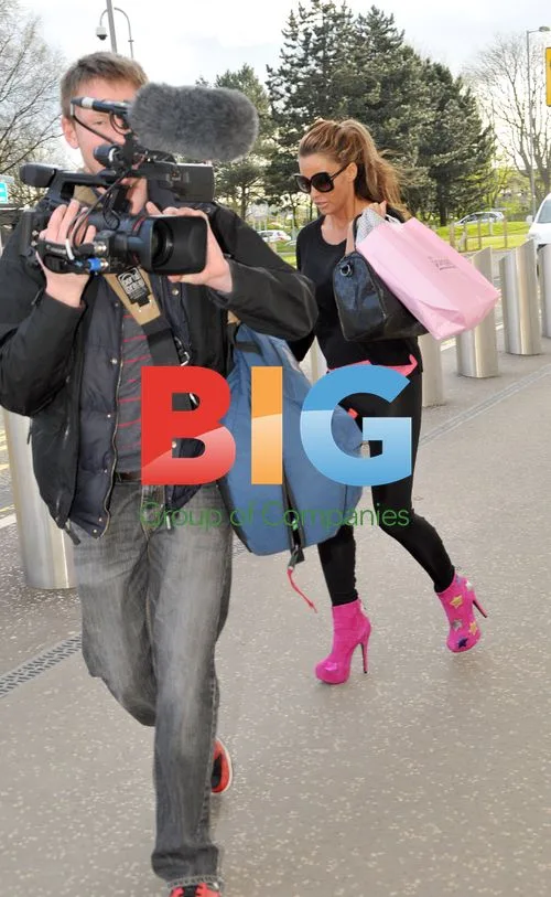 Katie Price and Leandro Penna Filming in Glasgow