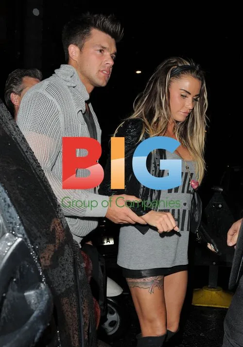 Katie Price and Leandro Penna at Aura
