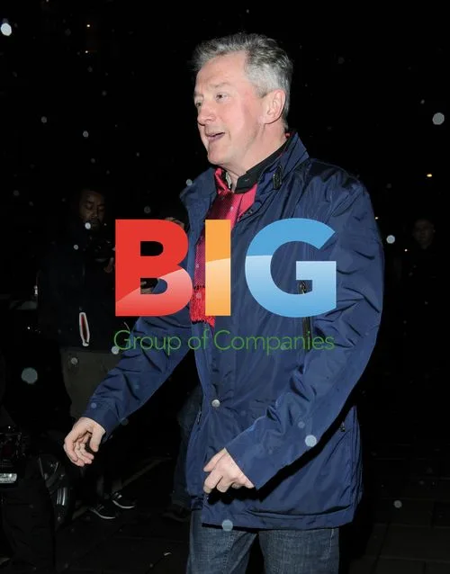 Louis Walsh with Friend in London
