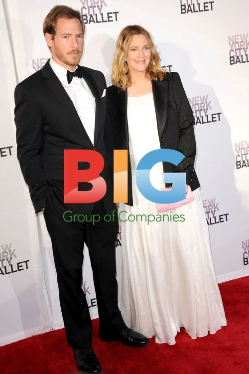 Will Kopelman and Drew Barrymore at NYC Ballet Gala