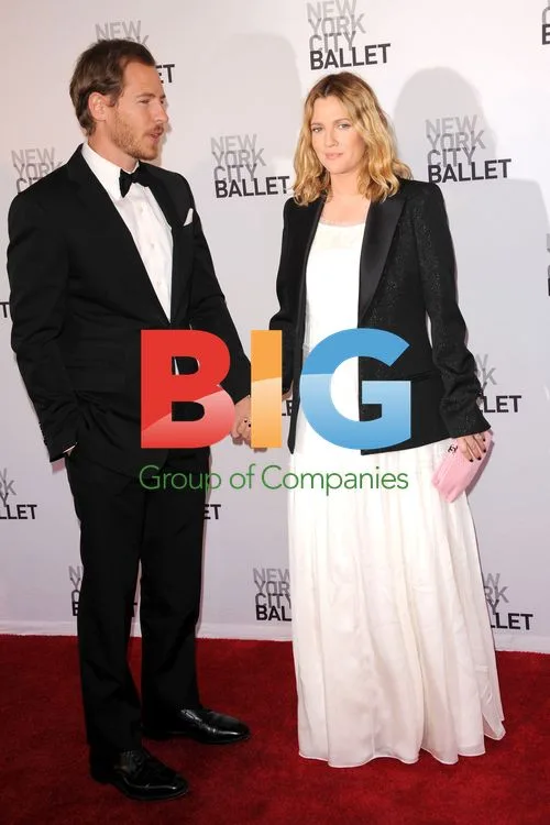 Will Kopelman and Drew Barrymore at NYC Ballet Gala
