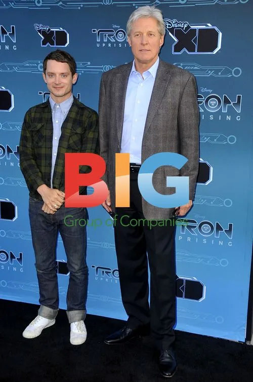 Elijah Wood and Bruce Boxleitner at 'TRON: Uprising' Event