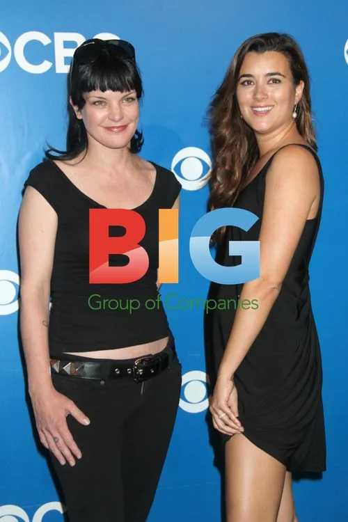Pauley Perrette and Cote de Pablo at CBS Upfront
