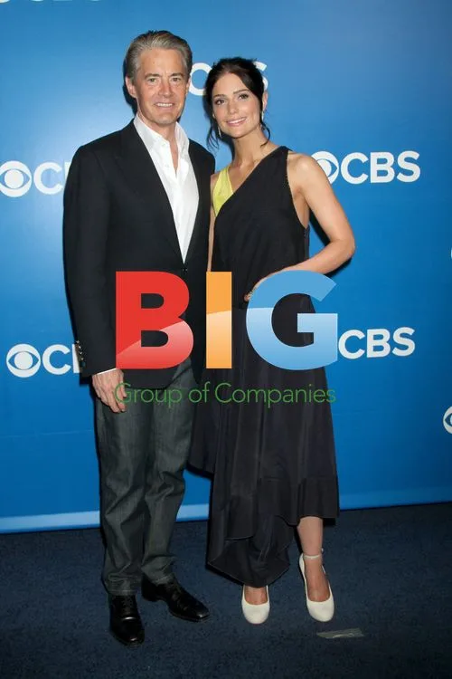 Kyle MacLachlan and Janet Montgomery at 2012 CBS Upfront