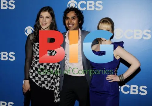 Mayim Bialik, Kunal Nayyar, and Melissa Rauch at CBS Upfronts