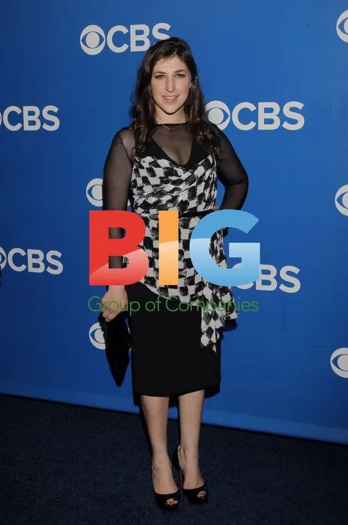 Mayim Bialik at CBS Upfronts in NYC
