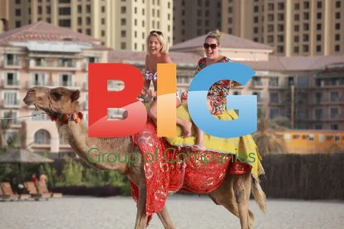 Lydia Bright Camel Ride in Dubai