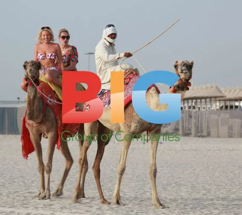 Lydia Bright Camel Ride in Dubai