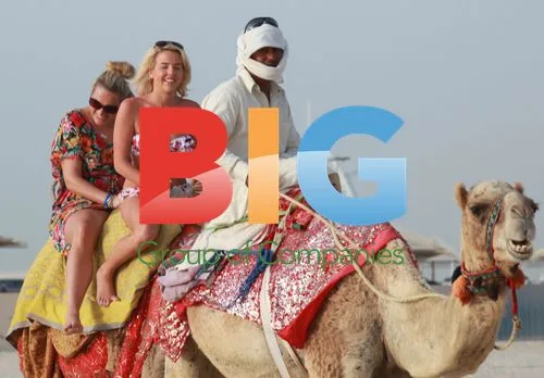 Lydia Bright Enjoys Camel Ride in Dubai