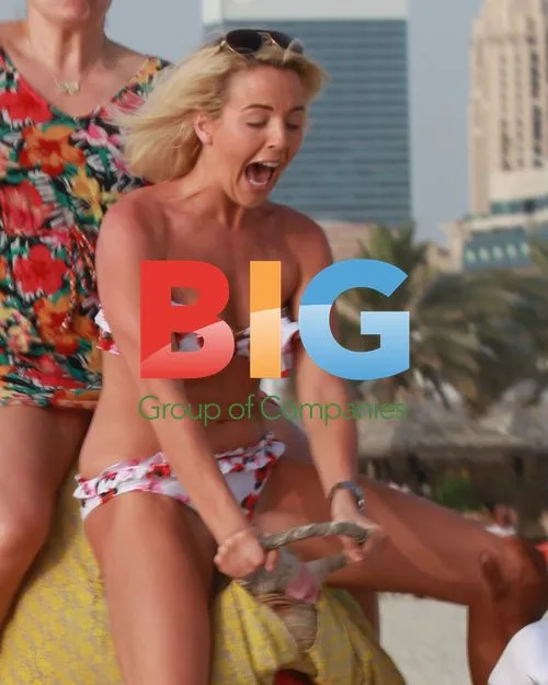 Lydia Bright on Camel in Dubai