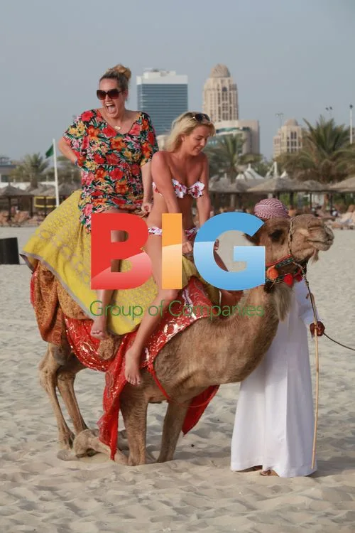 Lydia Bright Camel Ride in Dubai