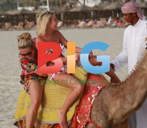 Lydia Bright Camel Ride in Dubai