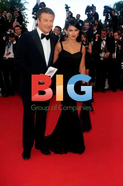 Alec Baldwin and Hilaria Thomas at 65th Cannes Film Festival