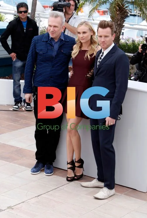Jean-Paul Gaultier, Diane Kruger and Ewan McGregor at Cannes Film Festival