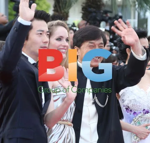 Jackie Chan and guests at Cannes Film Festival