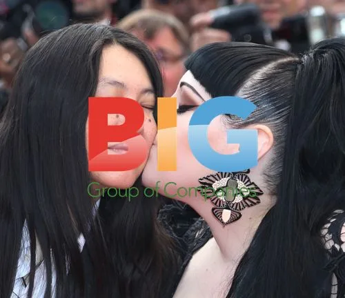 Beth Ditto and Kristin Ogata at Cannes