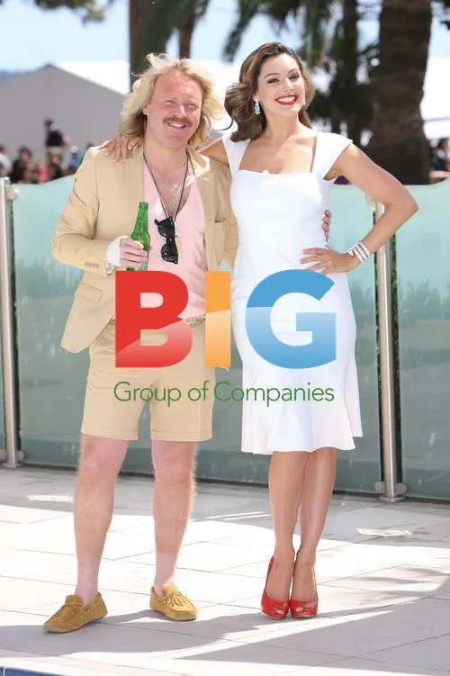 Kelly Brook & Leigh Francis at Cannes 2012