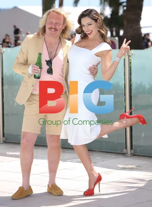 Kelly Brook & Leigh Francis at Cannes Photocall