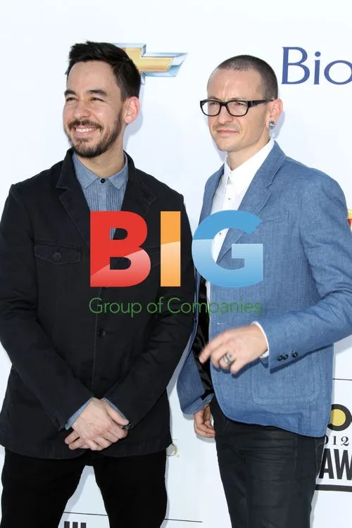 Mike Shinoda and Chester Bennington at 2012 Billboard Music Awards