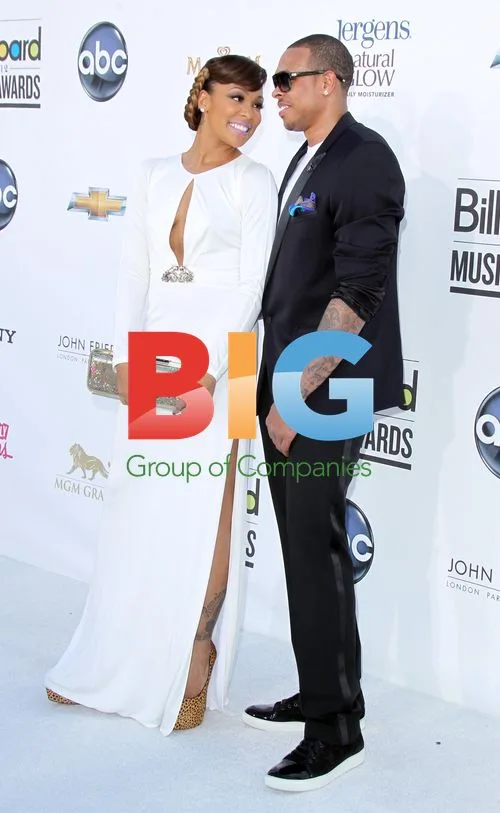 Monica and Chris Brown at 2012 Billboard Music Awards